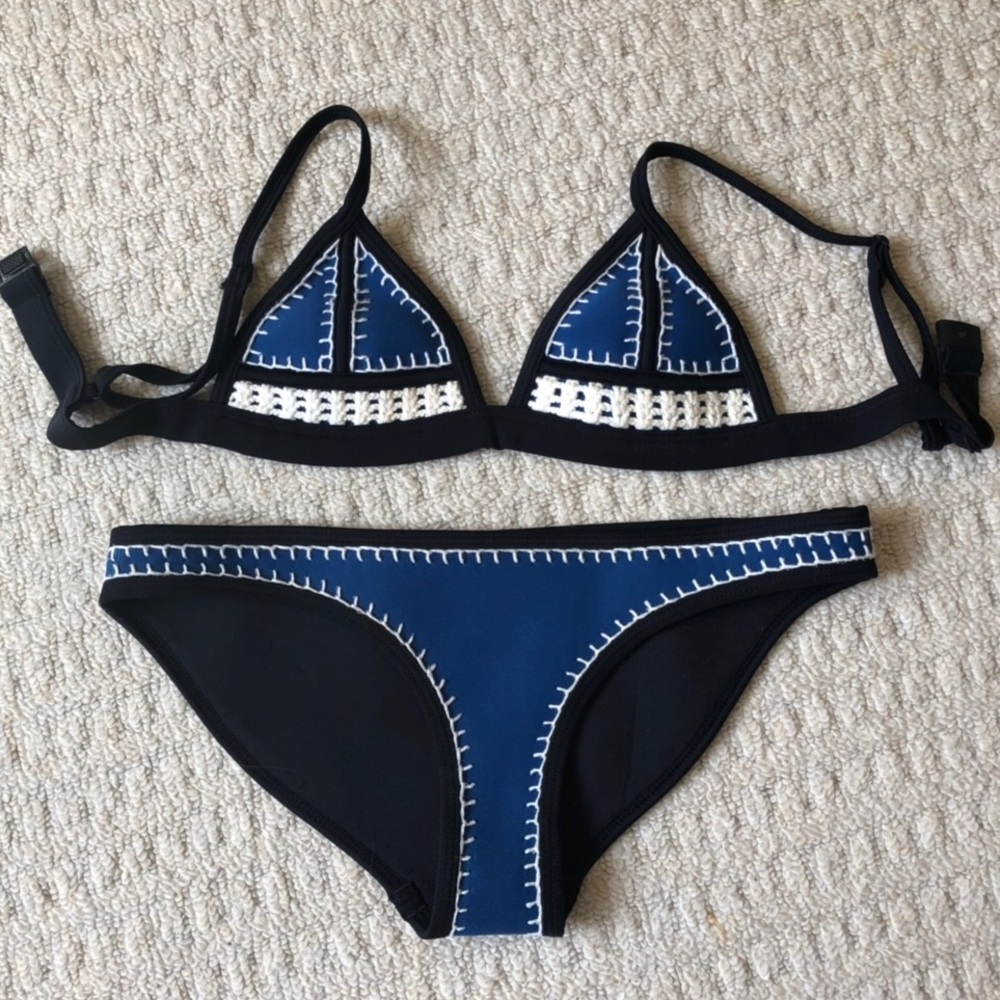 Blue Triangl Bikini